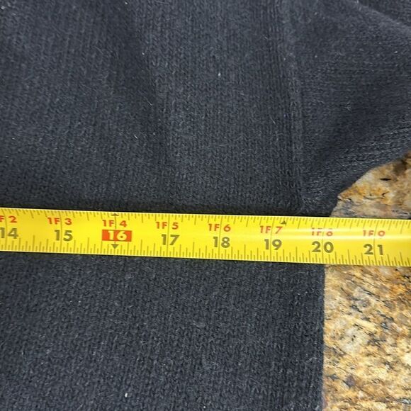 I.B. Diffusion Vintage 80s Black Silk Blend Gold Braid Appliqué Sweater Size M - Picture 7 of 8